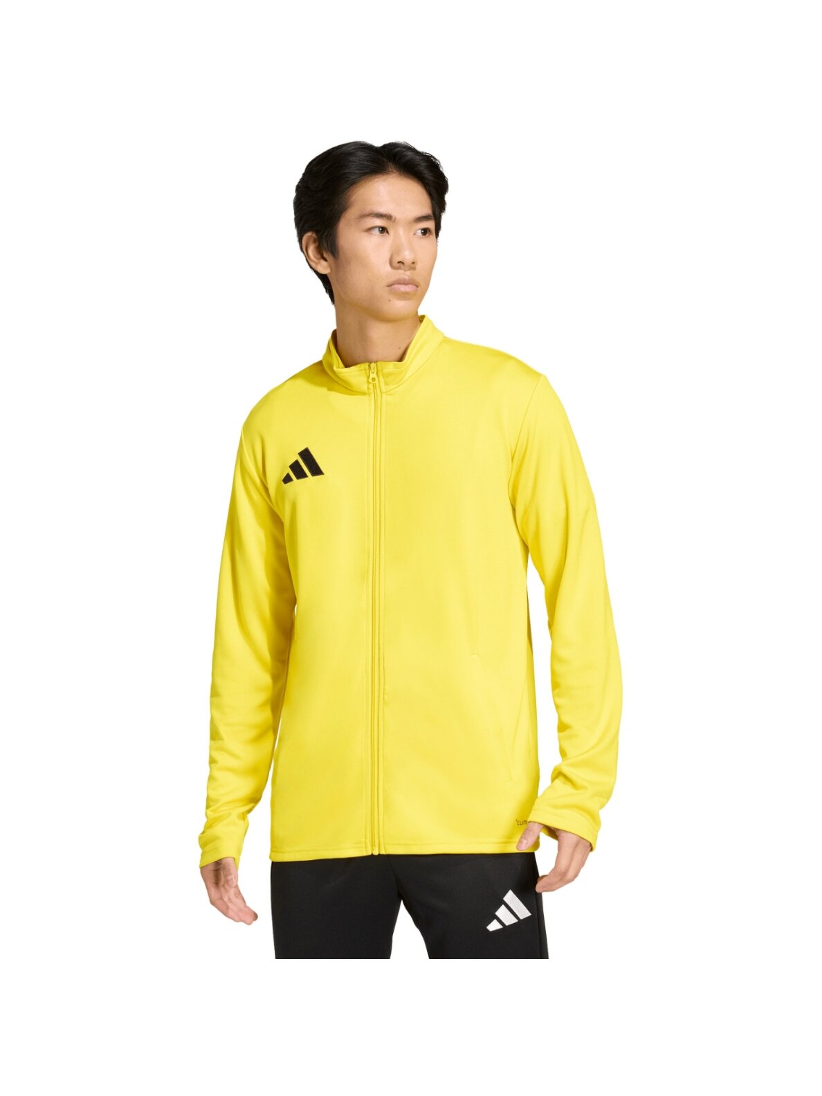 Adidas Entrada 26 Track vyriška sportinė striukė geltona JZ6588 Adidas Entrada 26 Track vyriška sportinė striukė geltona JZ6588