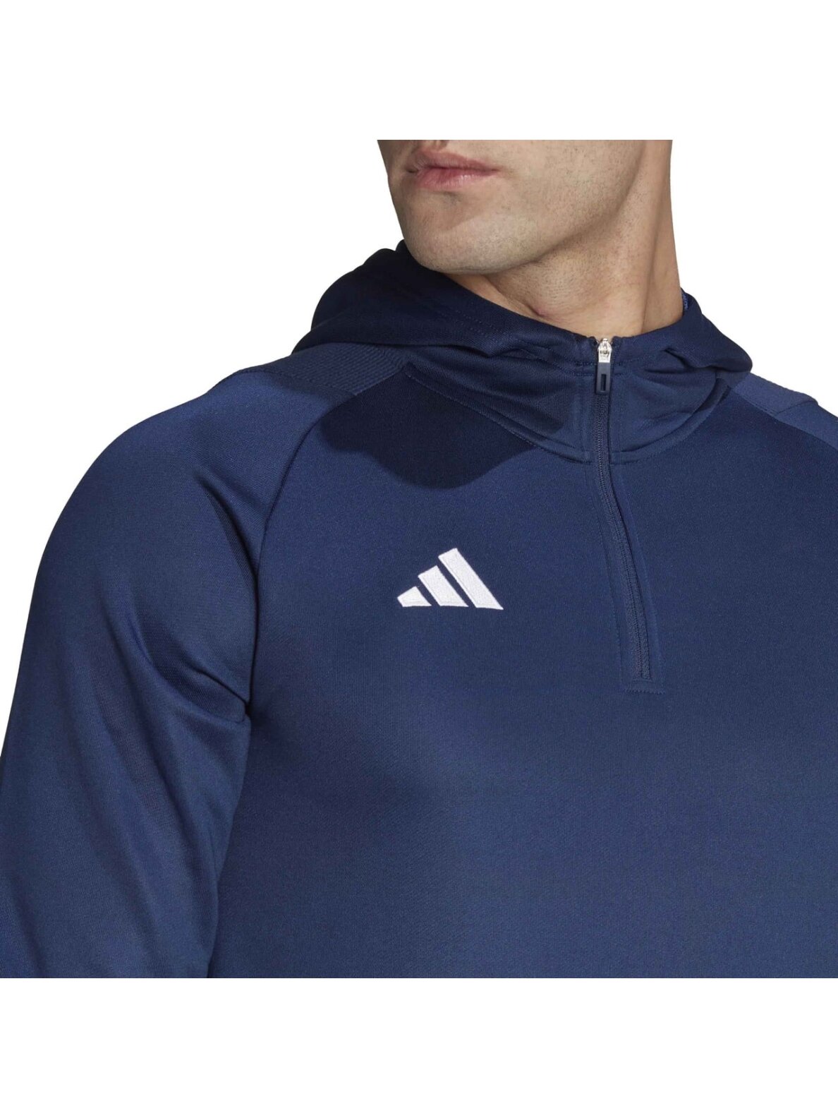 Vyriškas džemperis Adidas Tiro 23 Competition Hoodie, tamsiai mėlynas HK8056 1 Vyriškas džemperis Adidas Tiro 23 Competition Hoodie, tamsiai mėlynas HK8056 1