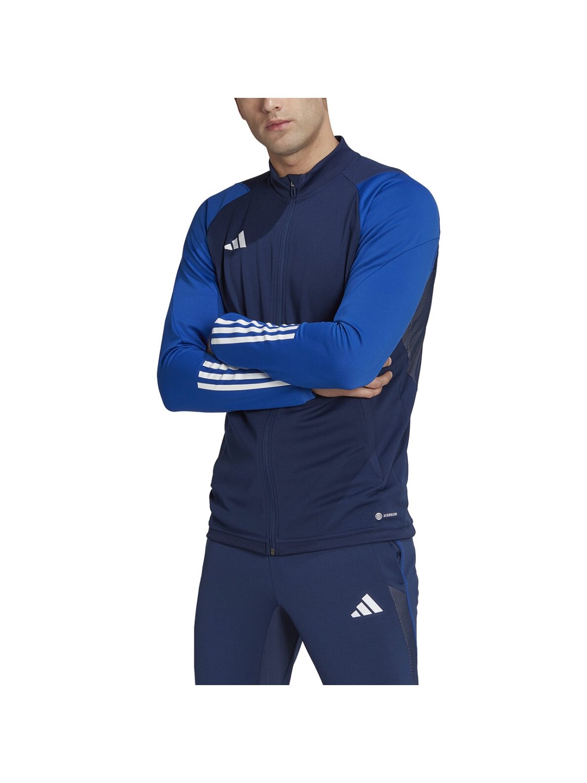 Adidas Tiro 23 Competition Training vyriškas džemperis, tamsiai mėlynos ir mėlynos spalvos HK7649 2 Adidas Tiro 23 Competition Training vyriškas džemperis, tamsiai mėlynos ir mėlynos spalvos HK7649 2