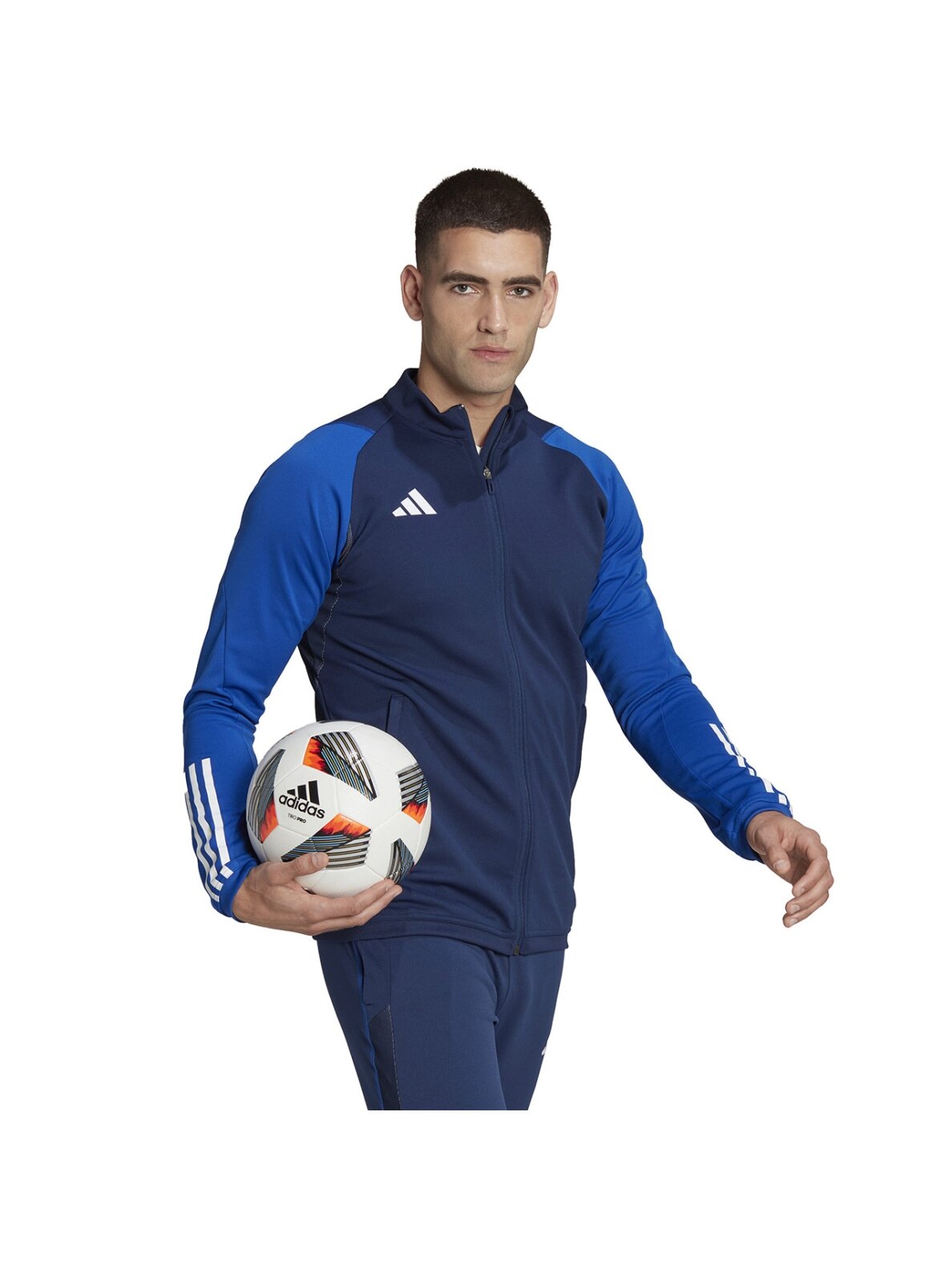 Adidas Tiro 23 Competition Training vyriškas džemperis, tamsiai mėlynos ir mėlynos spalvos HK7649 3 Adidas Tiro 23 Competition Training vyriškas džemperis, tamsiai mėlynos ir mėlynos spalvos HK7649 3