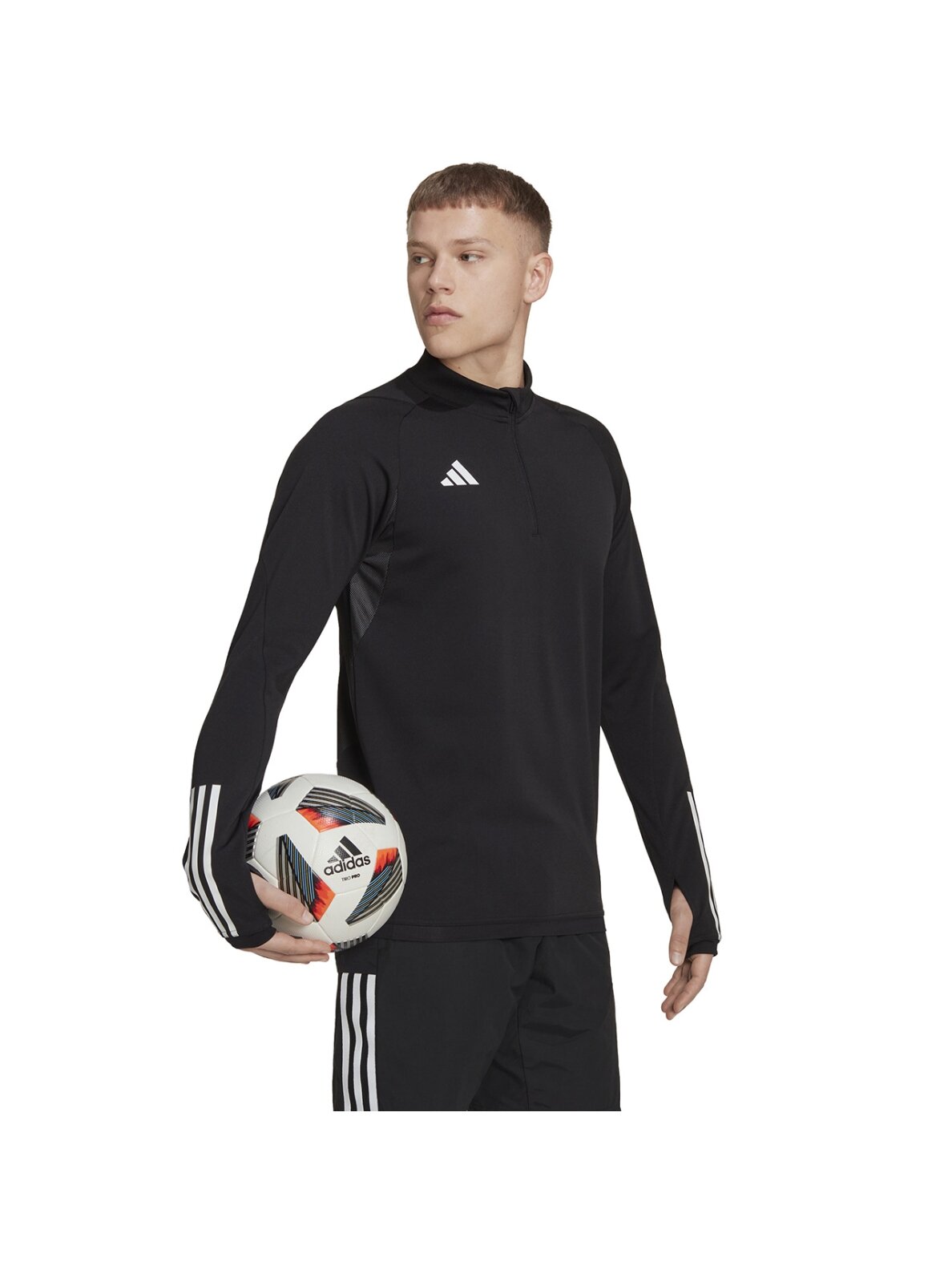 Vyriški Adidas Tiro 23 Competition Training Top džemperis, juodas HK7644 3 Vyriški Adidas Tiro 23 Competition Training Top džemperis, juodas HK7644 3
