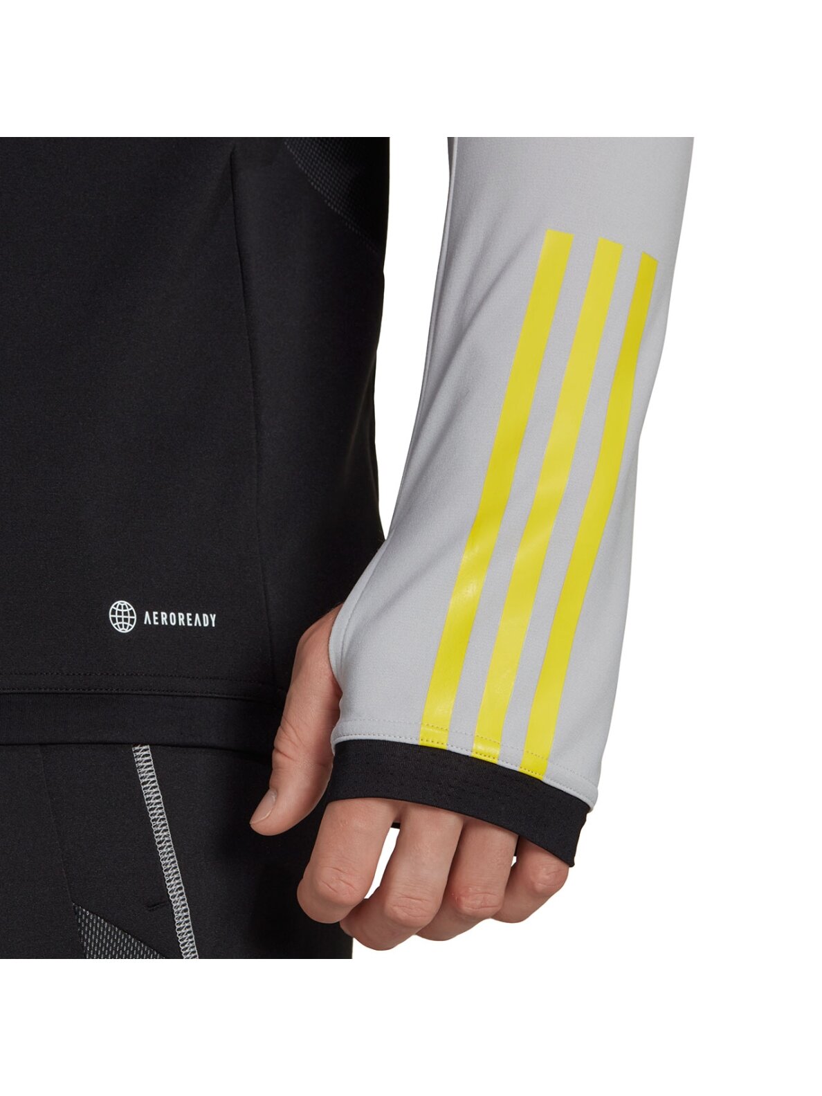 Vyriškas džemperis Adidas Tiro 23 Competition Training Top juodos ir pilkos spalvos HU1307 4 Vyriškas džemperis Adidas Tiro 23 Competition Training Top juodos ir pilkos spalvos HU1307 4