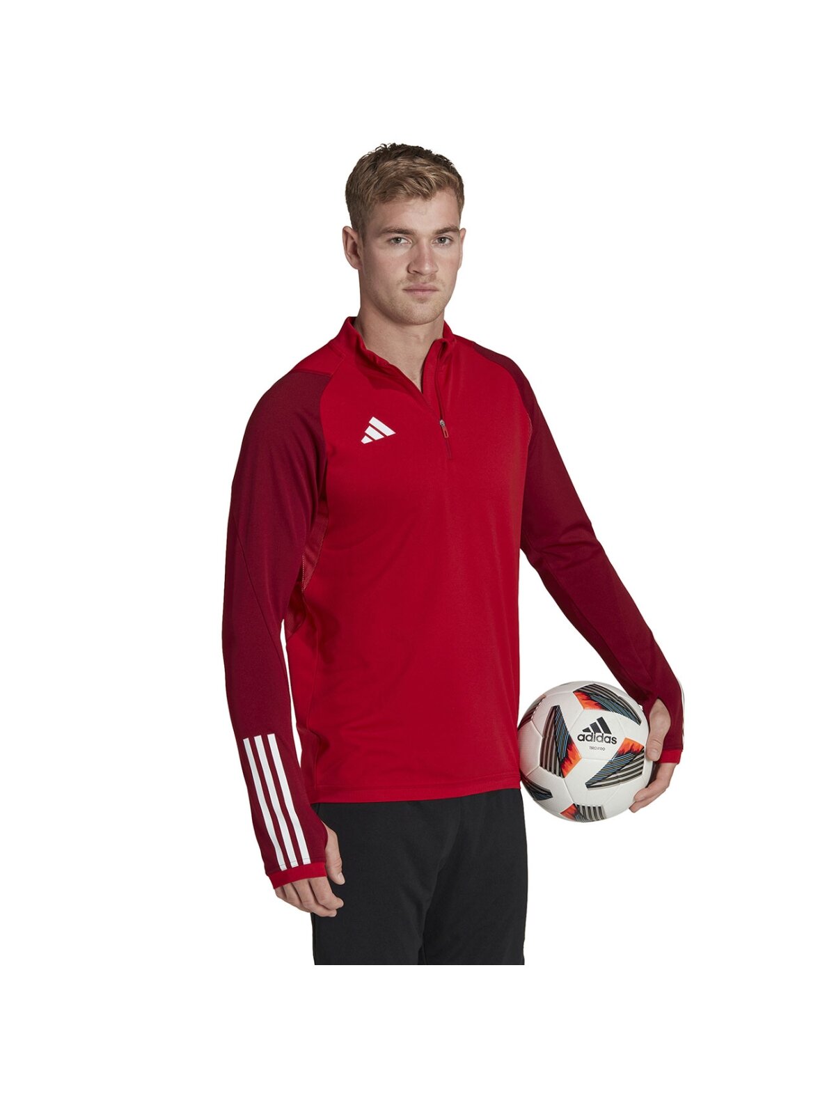 Vyriški džemperiai adidas Tiro 23 Competition Training Top raudona HI3050 3 Vyriški džemperiai adidas Tiro 23 Competition Training Top raudona HI3050 3