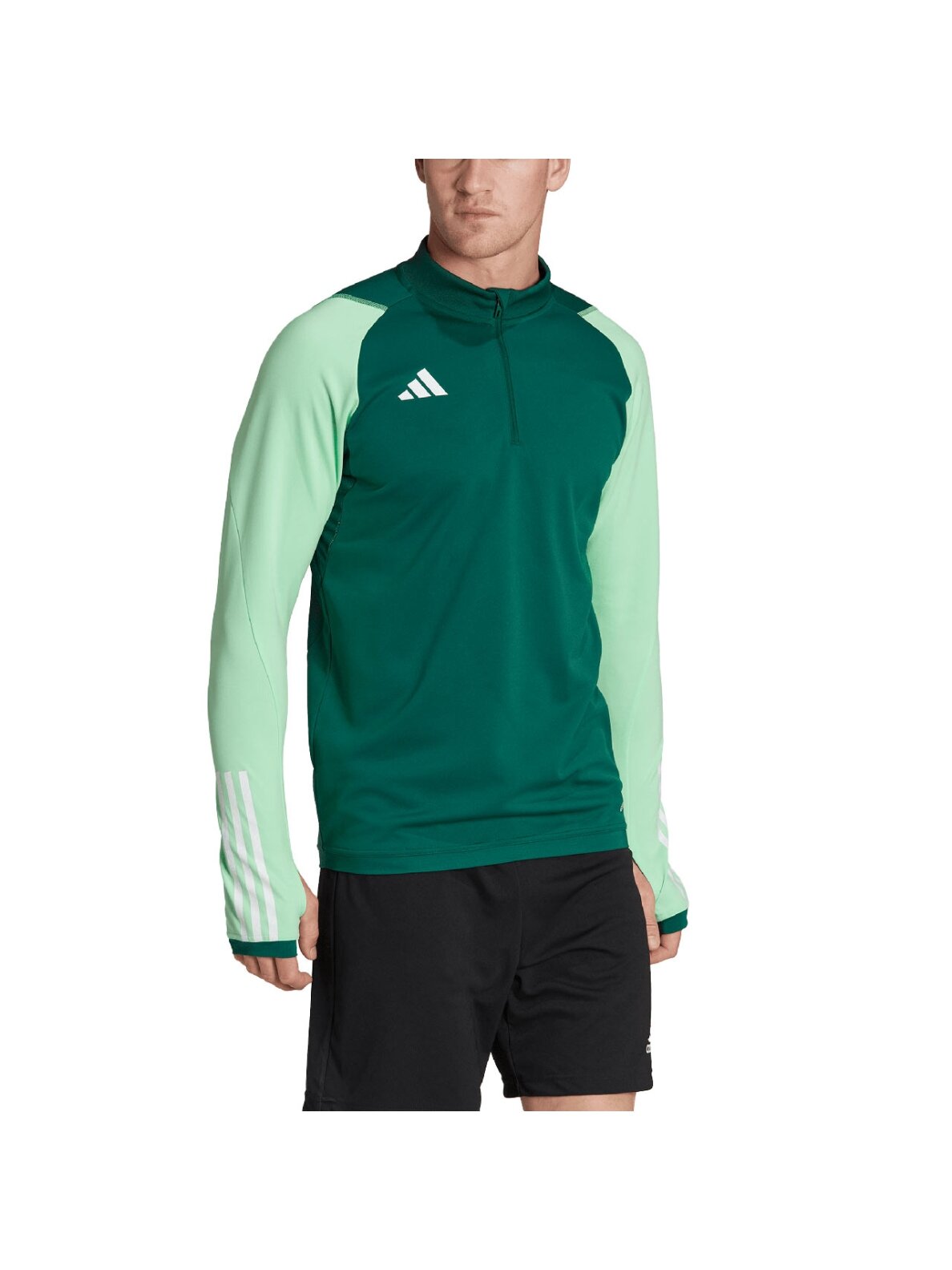 Vyriški adidas Tiro 23 Competition Training Top džemperis, žalias HU1308 3 Vyriški adidas Tiro 23 Competition Training Top džemperis, žalias HU1308 3