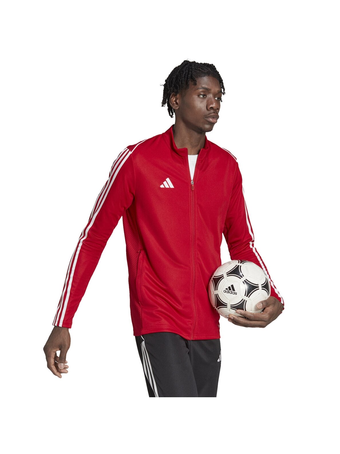 Vyriški džemperiai adidas Tiro 23 League Training Track Top raudona HS3502 Vyriški džemperiai adidas Tiro 23 League Training Track Top raudona HS3502