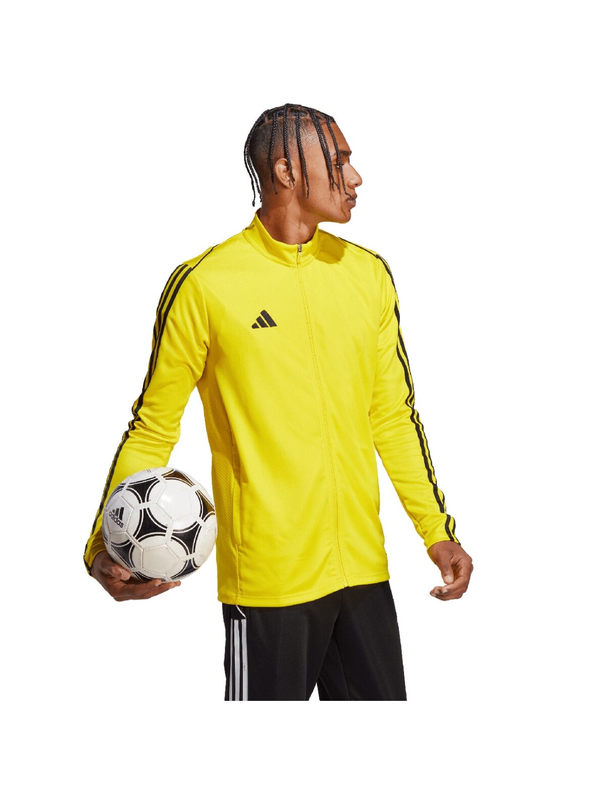 Vyriški Adidas Tiro 23 League Training Track Top džemperiai, geltoni IC7876 Vyriški Adidas Tiro 23 League Training Track Top džemperiai, geltoni IC7876