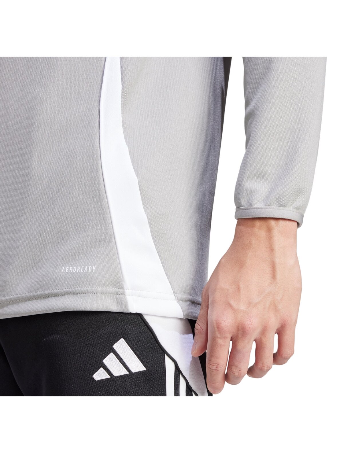Vyriški „Adidas Tiro 24 Training Top“ džemperiai, pilki ir balti IS1041 5 Vyriški „Adidas Tiro 24 Training Top“ džemperiai, pilki ir balti IS1041 5