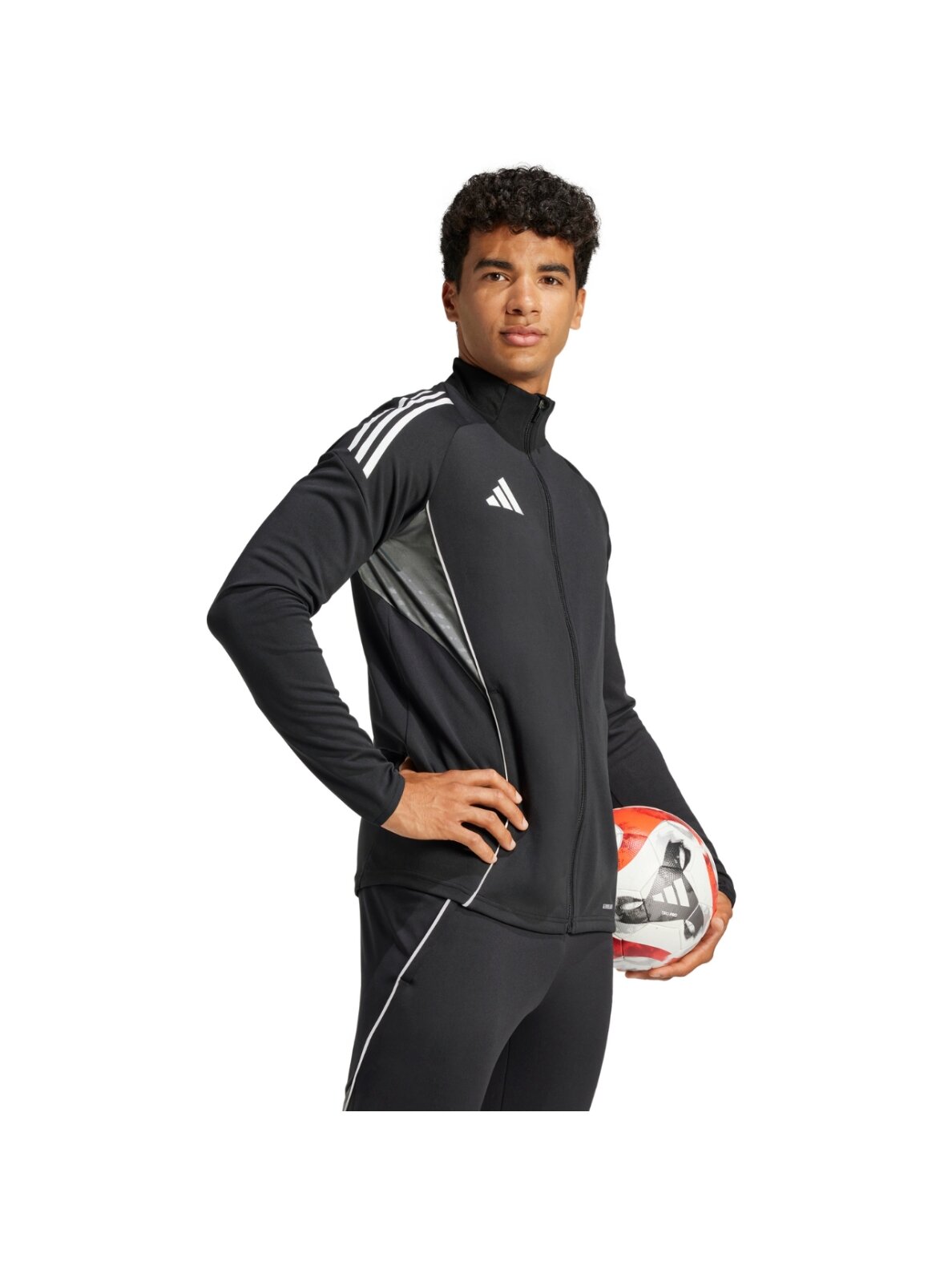 adidas Tiro 25 Competition Training Jacket vyrams juoda IW0408 3 adidas Tiro 25 Competition Training Jacket vyrams juoda IW0408 3