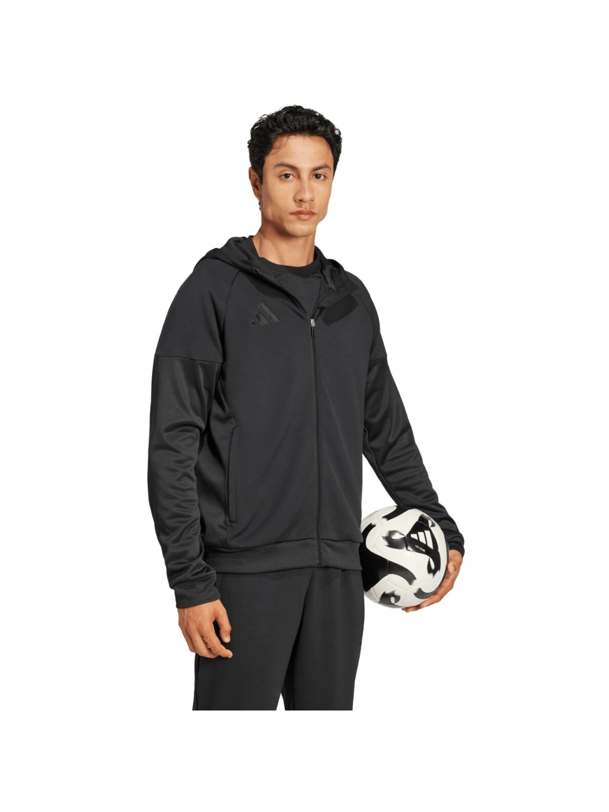 Adidas Tiro 25 Full-Zip vyriška sportinė džemperis juoda JD9078 3