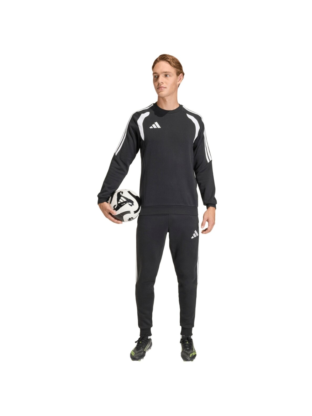 Adidas Tiro 26 League Sweat Crew vyriškas džemperis juodos ir baltos spalvos KF3413 6 Adidas Tiro 26 League Sweat Crew vyriškas džemperis juodos ir baltos spalvos KF3413 6