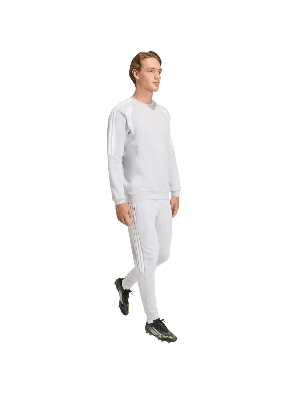 Adidas Tiro 26 League Sweat Crew vyriškas džemperis šviesiai pilkas KF3415 5 Adidas Tiro 26 League Sweat Crew vyriškas džemperis šviesiai pilkas KF3415 5