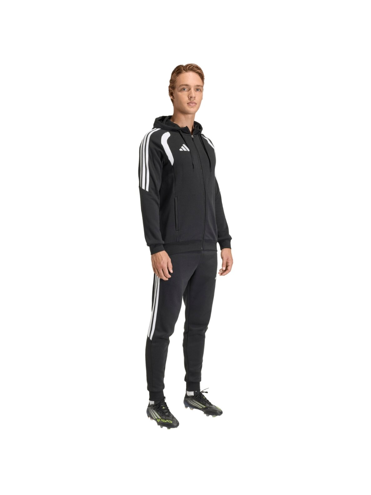 Adidas Tiro 26 League Sweat Full Zip Hoodie džemperis vyrams juodas KF3321 5