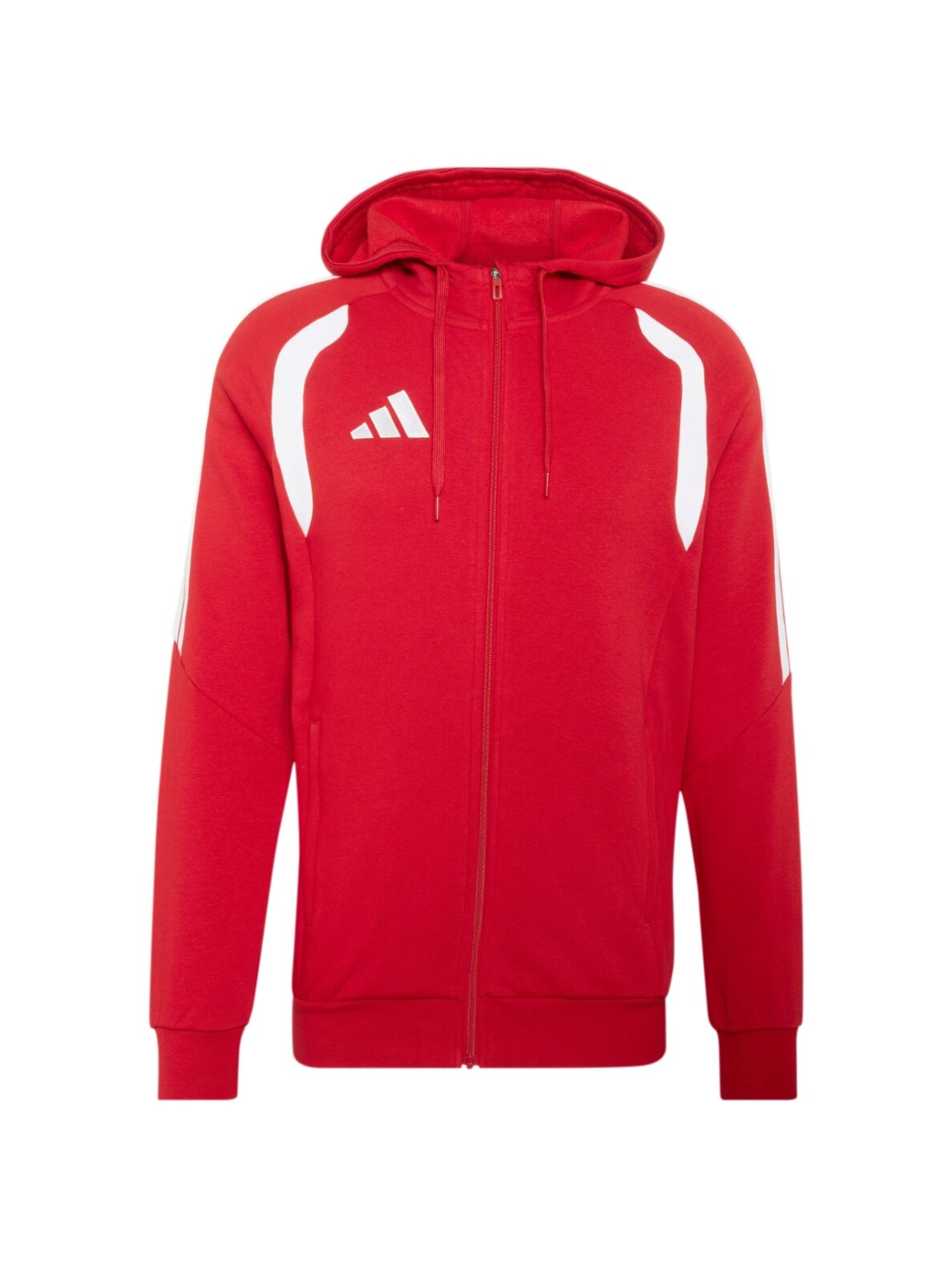 Adidas Tiro 26 League Sweat Full Zip Hoodie džemperis vyrams raudonas KF9106 1 Adidas Tiro 26 League Sweat Full Zip Hoodie džemperis vyrams raudonas KF9106 1