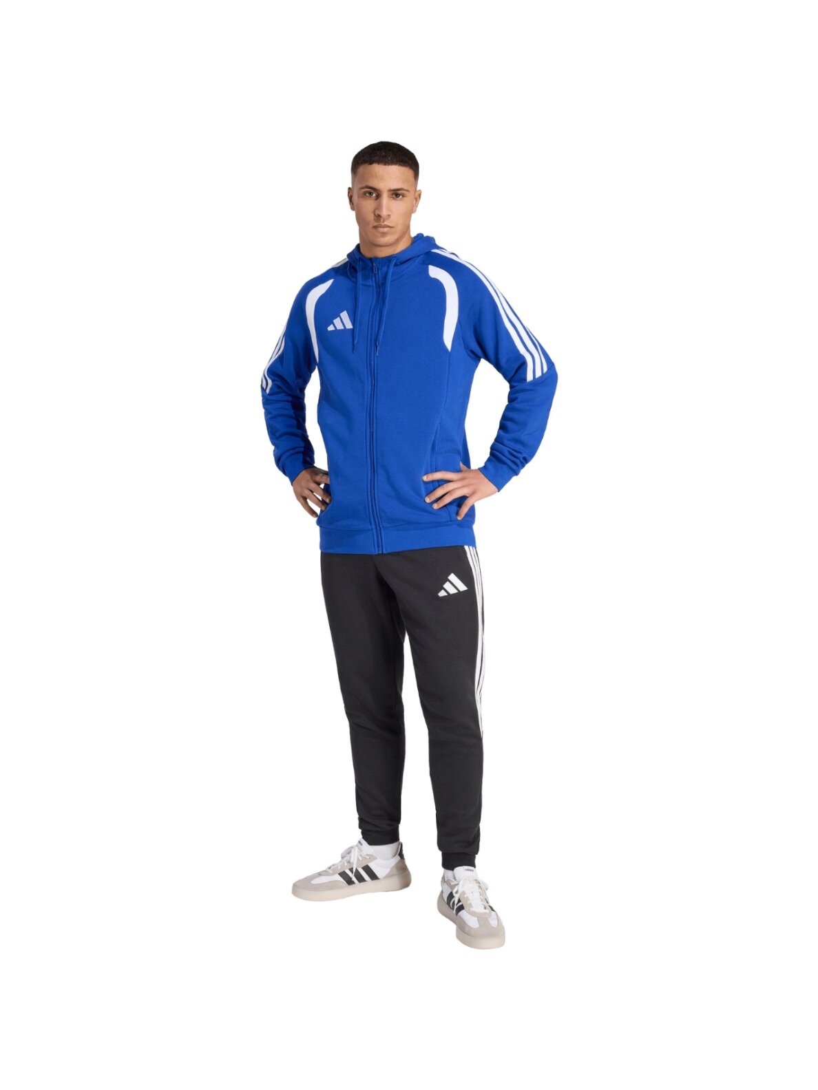 adidas Tiro 26 League Sweat Full Zip Hoodie džemperis vyrams mėlynas KF9105 5 adidas Tiro 26 League Sweat Full Zip Hoodie džemperis vyrams mėlynas KF9105 5