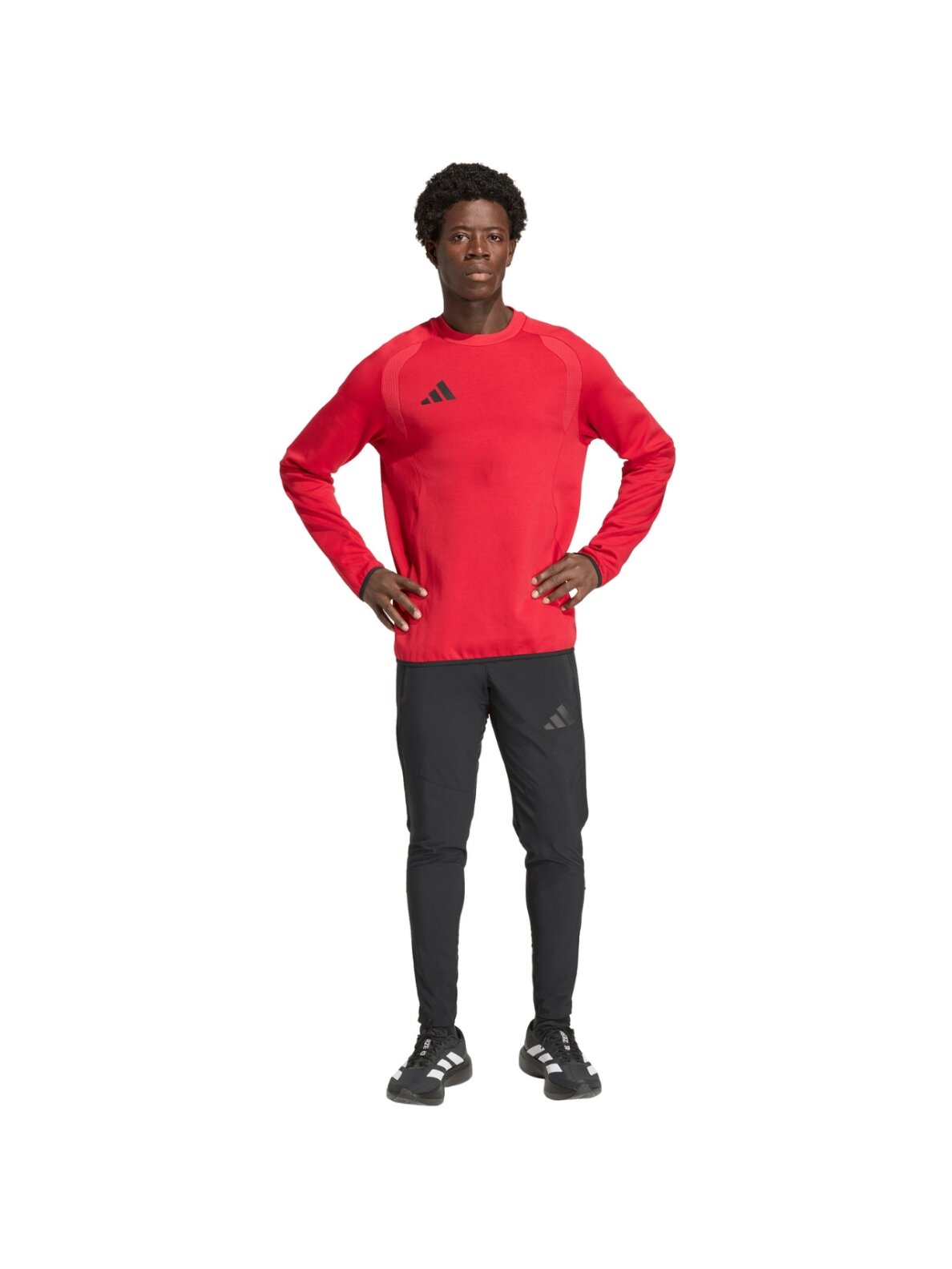 Adidas Tiro 26 Travel Crew džemperis vyrams raudonas KD3324 5