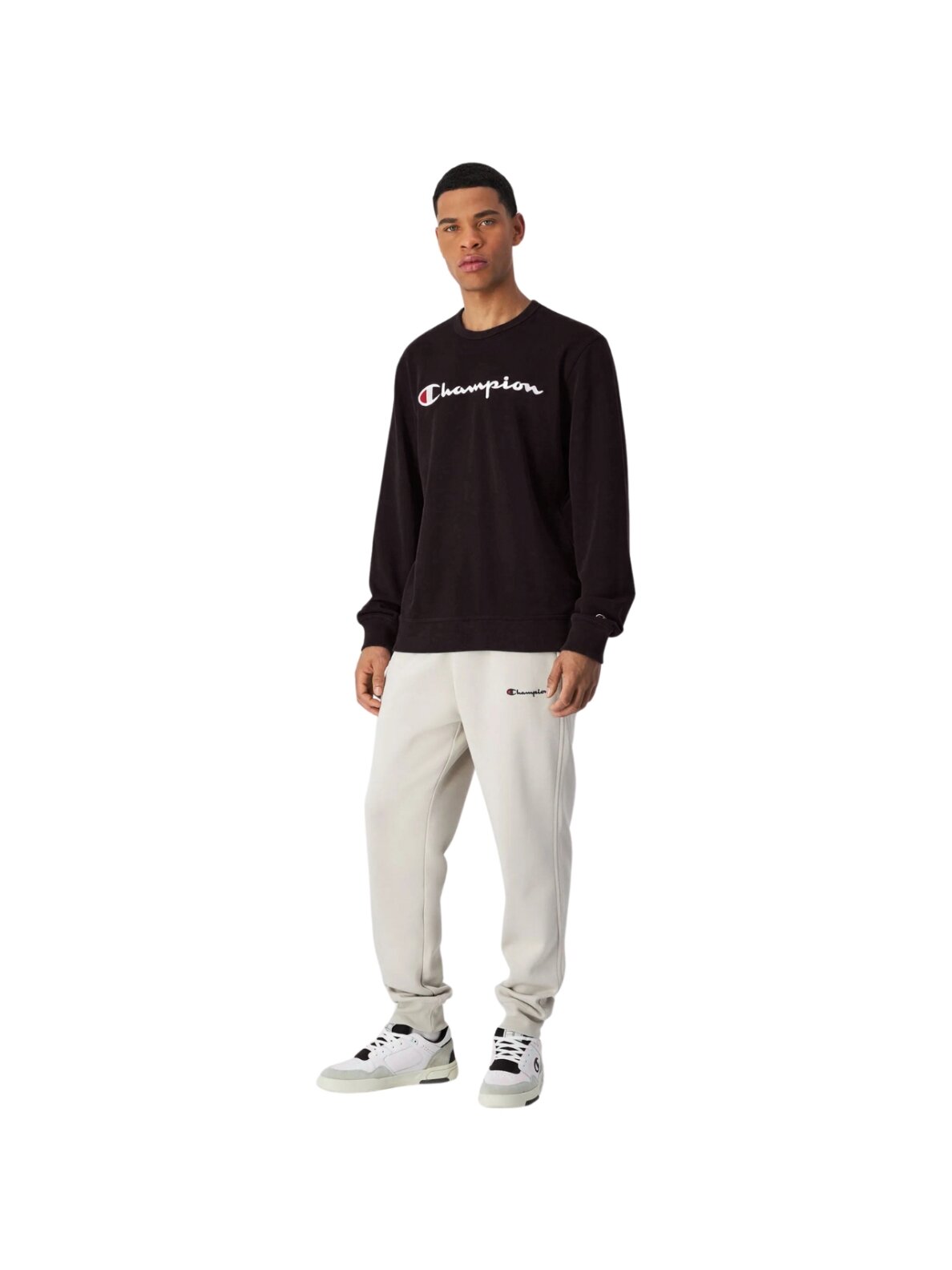 Vyriški džemperiai su „Crewneck“ juoda spalva 220727 KK001 4