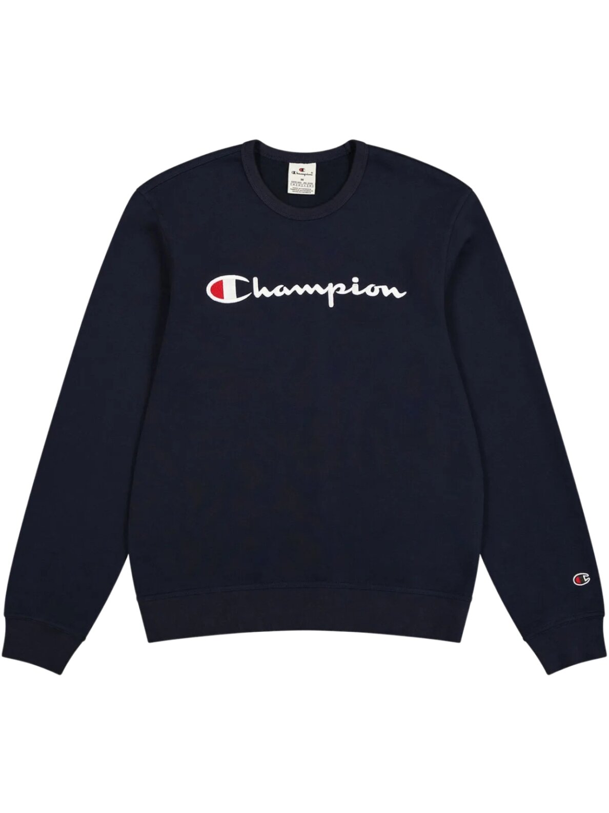 Džemperis vyriškas Champion Crewneck megztinis tamsiai mėlynas 220727 BS501 1 Džemperis vyriškas Champion Crewneck megztinis tamsiai mėlynas 220727 BS501 1