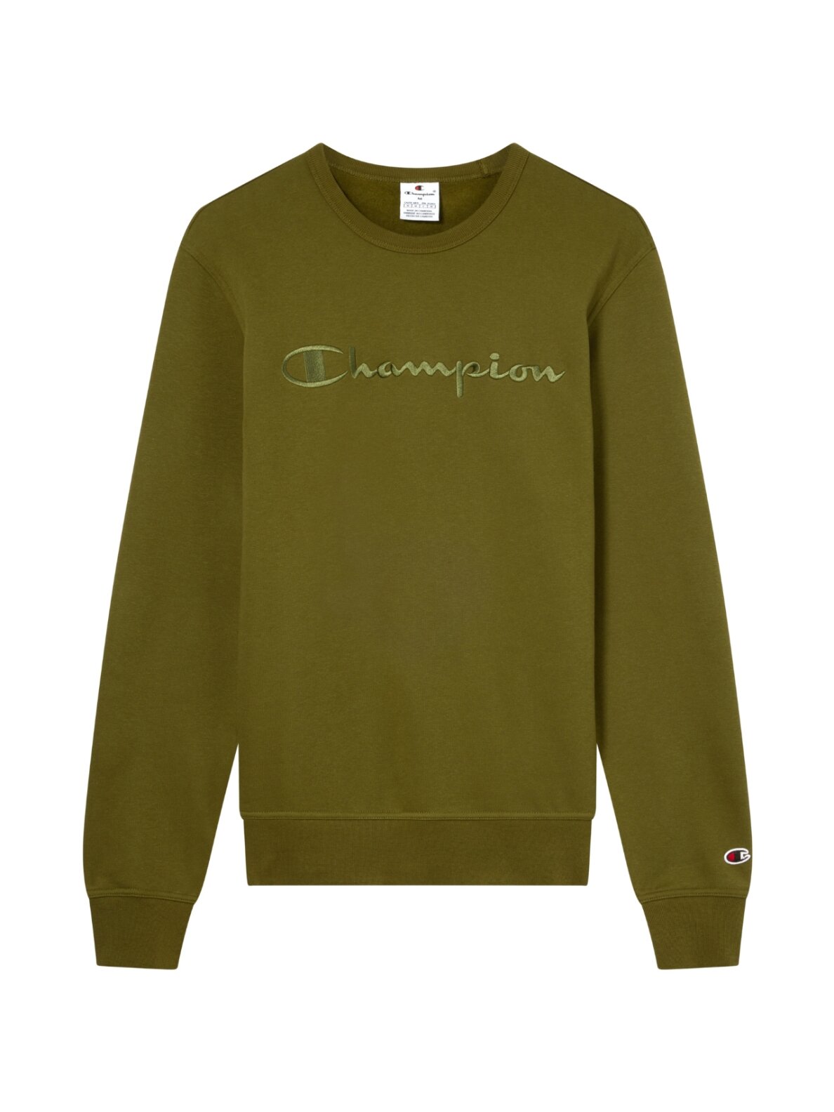 „Džemperis“ vyrų čempiono megztinis „Crewneck“ alyvuogių spalvos 220272 GS585 1 „Džemperis“ vyrų čempiono megztinis „Crewneck“ alyvuogių spalvos 220272 GS585 1