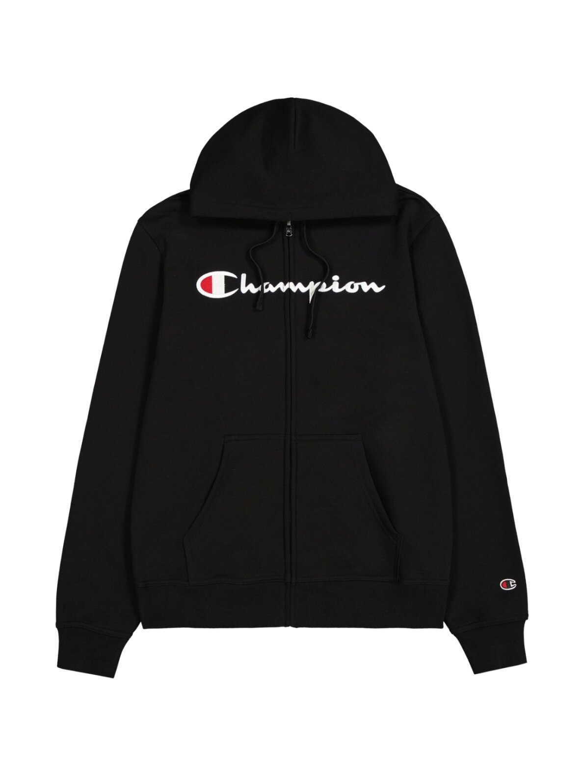 Vyriškas Džemperis Champion Hoodie su užtrauktuku juodas 220255 KK001 1