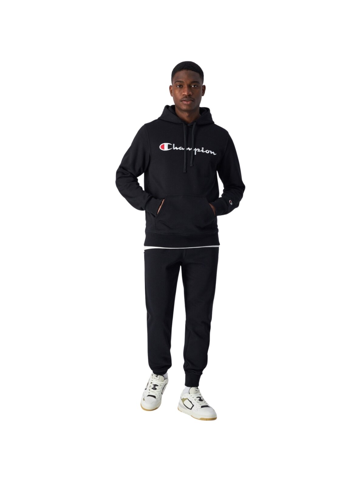 Vyriška Palaidinė Champion Hooded juoda 220253 KK001 3 Vyriška Palaidinė Champion Hooded juoda 220253 KK001 3