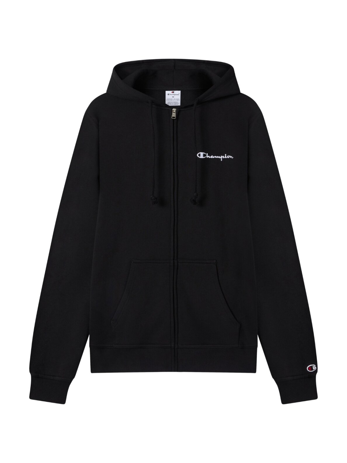 Champion vyriškas džemperis su užtrauktuku Hooded Full Zip Sweatshirt, juodas 221794 KK001 1 Champion vyriškas džemperis su užtrauktuku Hooded Full Zip Sweatshirt, juodas 221794 KK001 1