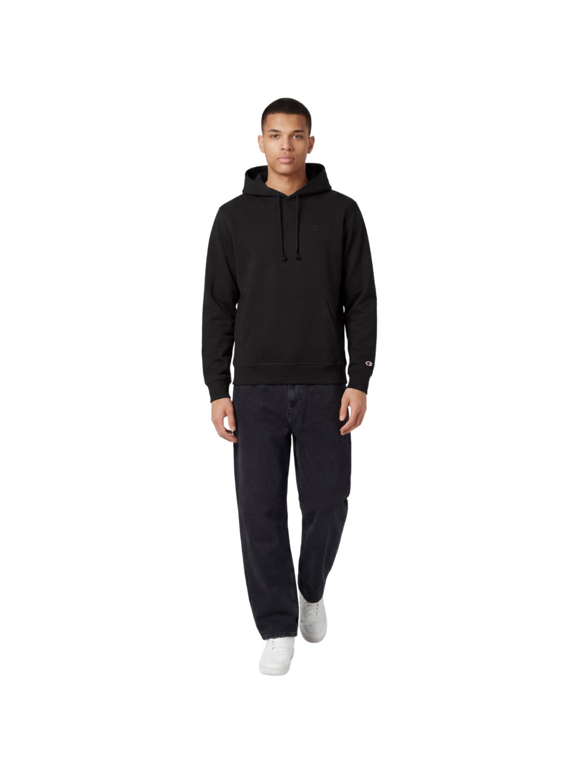 Džemperis vyriškas Champion Hoodie megztinis juodas 220783 KK001 4