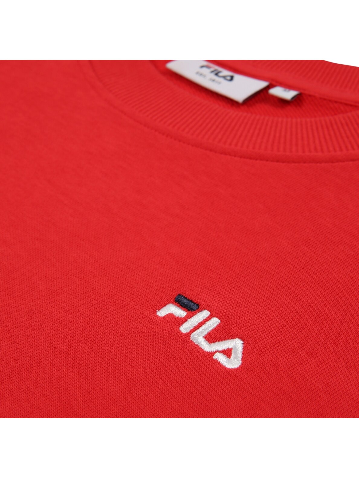 Vyrų Palaidinė Fila Leverano įprastos ekipažo prakaitas raudonas FAM0876 30002 2 Vyrų Palaidinė Fila Leverano įprastos ekipažo prakaitas raudonas FAM0876 30002 2