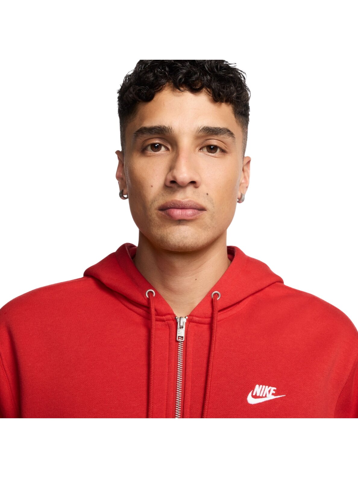 Džemperis vyriškas Nike Club BB FZ Hoodie raudonas FN3861 657 2