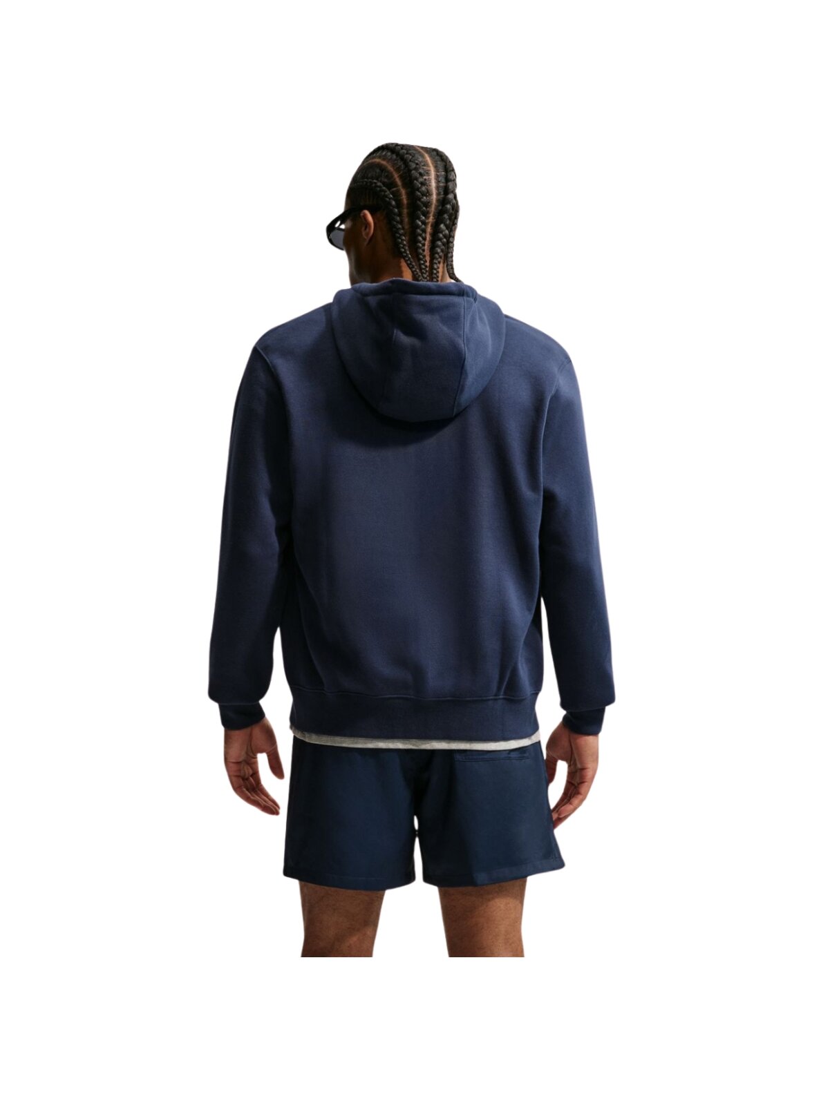 Nike vyriškas džemperis su užtrauktuku Club BB FZ Hoodie, tamsiai mėlynas FN3861 451 1