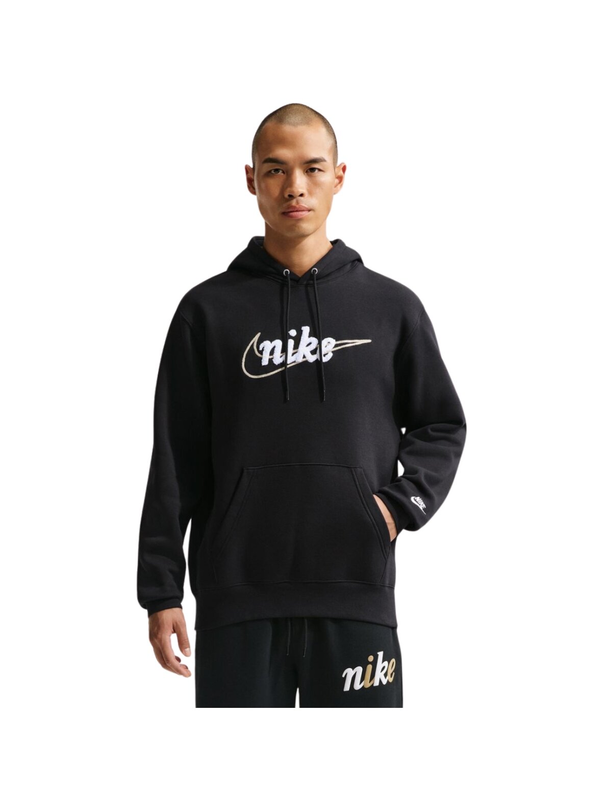 Nike Club BB Hoodie vyriškas džemperis juodas IF0685 010 Nike Club BB Hoodie vyriškas džemperis juodas IF0685 010