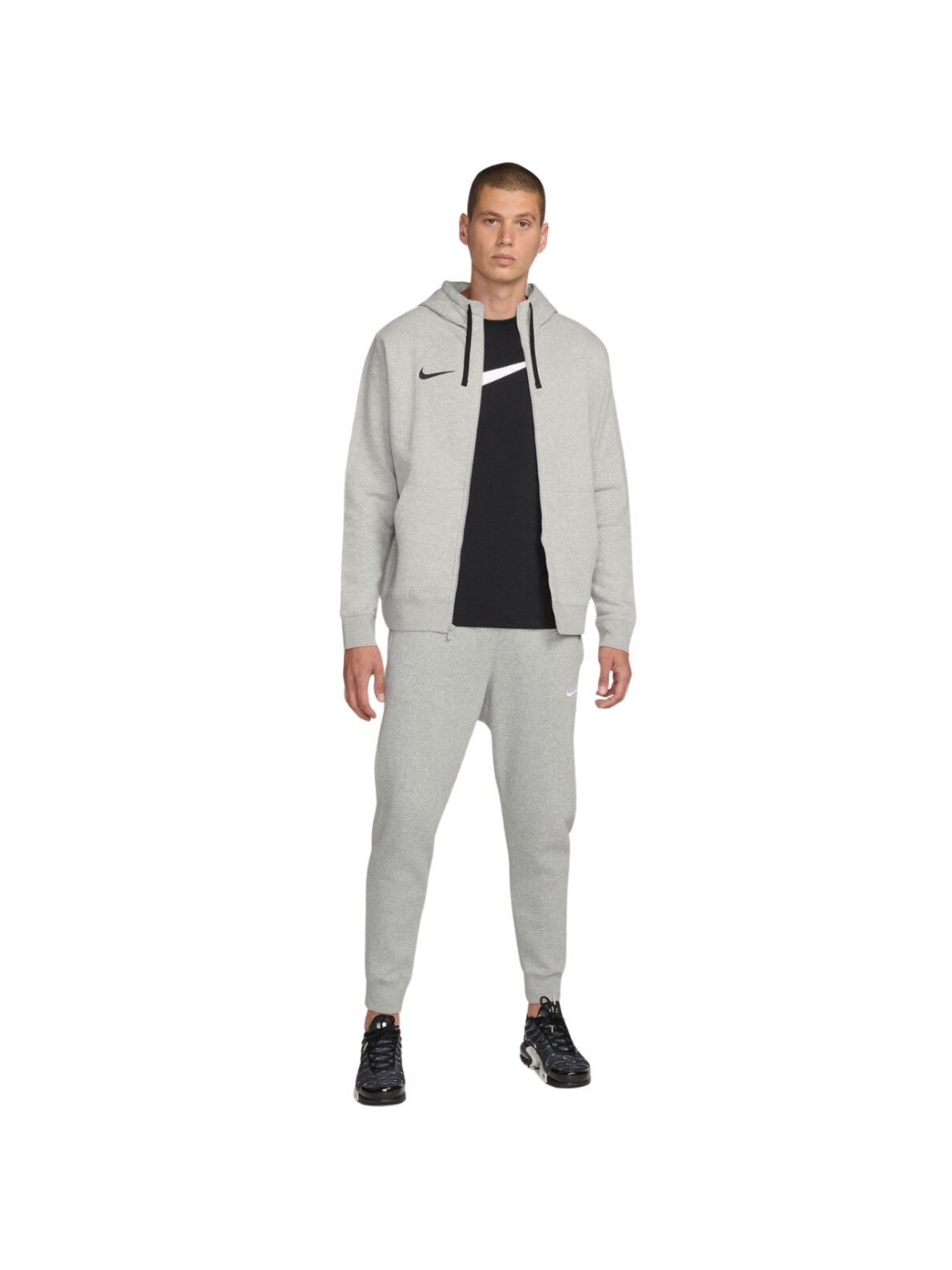 Nike Park 20 Hoodie vyriškas džemperis, pilkas CW6887 063 1 Nike Park 20 Hoodie vyriškas džemperis, pilkas CW6887 063 1
