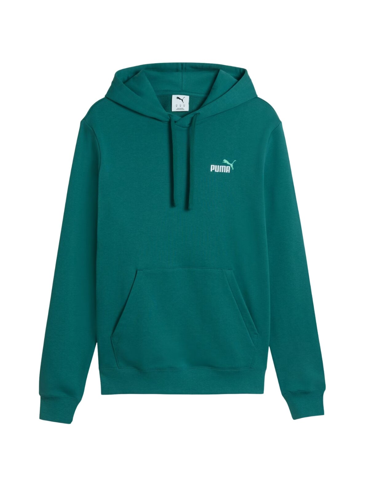 Puma ESS 2 Color Small No.1 Logo Hoodie džemperis vyrams, žalias
