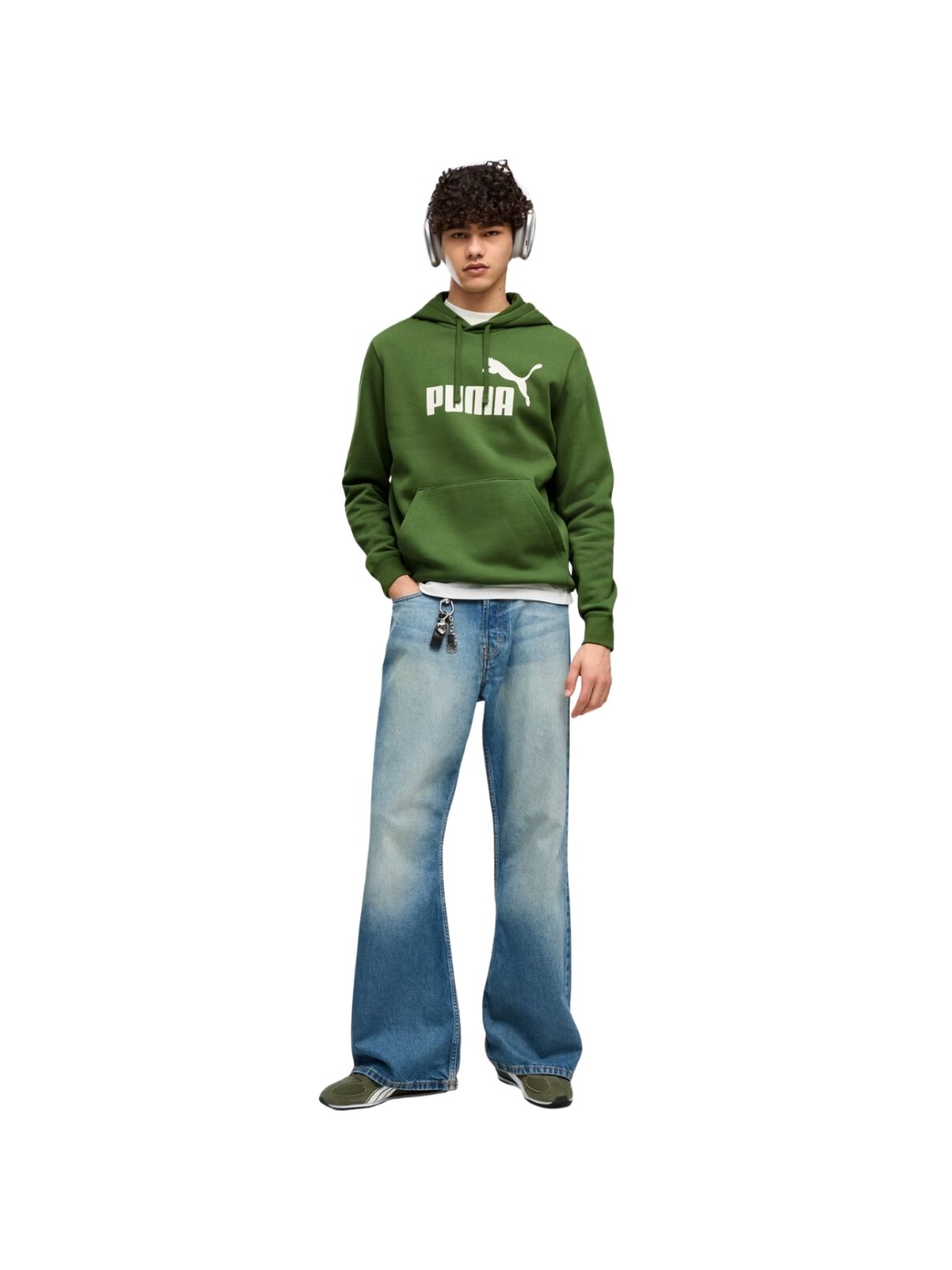Puma vyriškas džemperis su gobtuvu ESS No.1 Logo Hoodie FL, žalias 682571 68 4 Puma vyriškas džemperis su gobtuvu ESS No.1 Logo Hoodie FL, žalias 682571 68 4