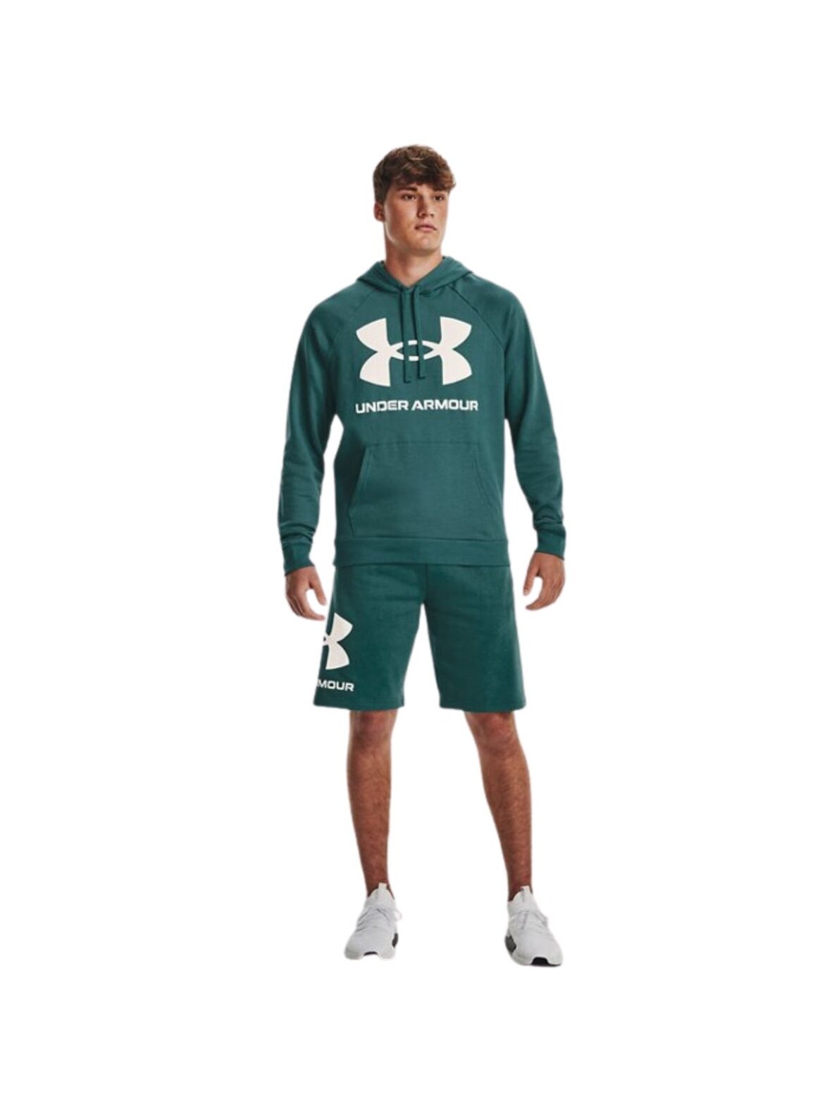 Under Armour Rival Fleece Big Logo HD vyriškas džemperis žalias 1357093 722 1 Under Armour Rival Fleece Big Logo HD vyriškas džemperis žalias 1357093 722 1