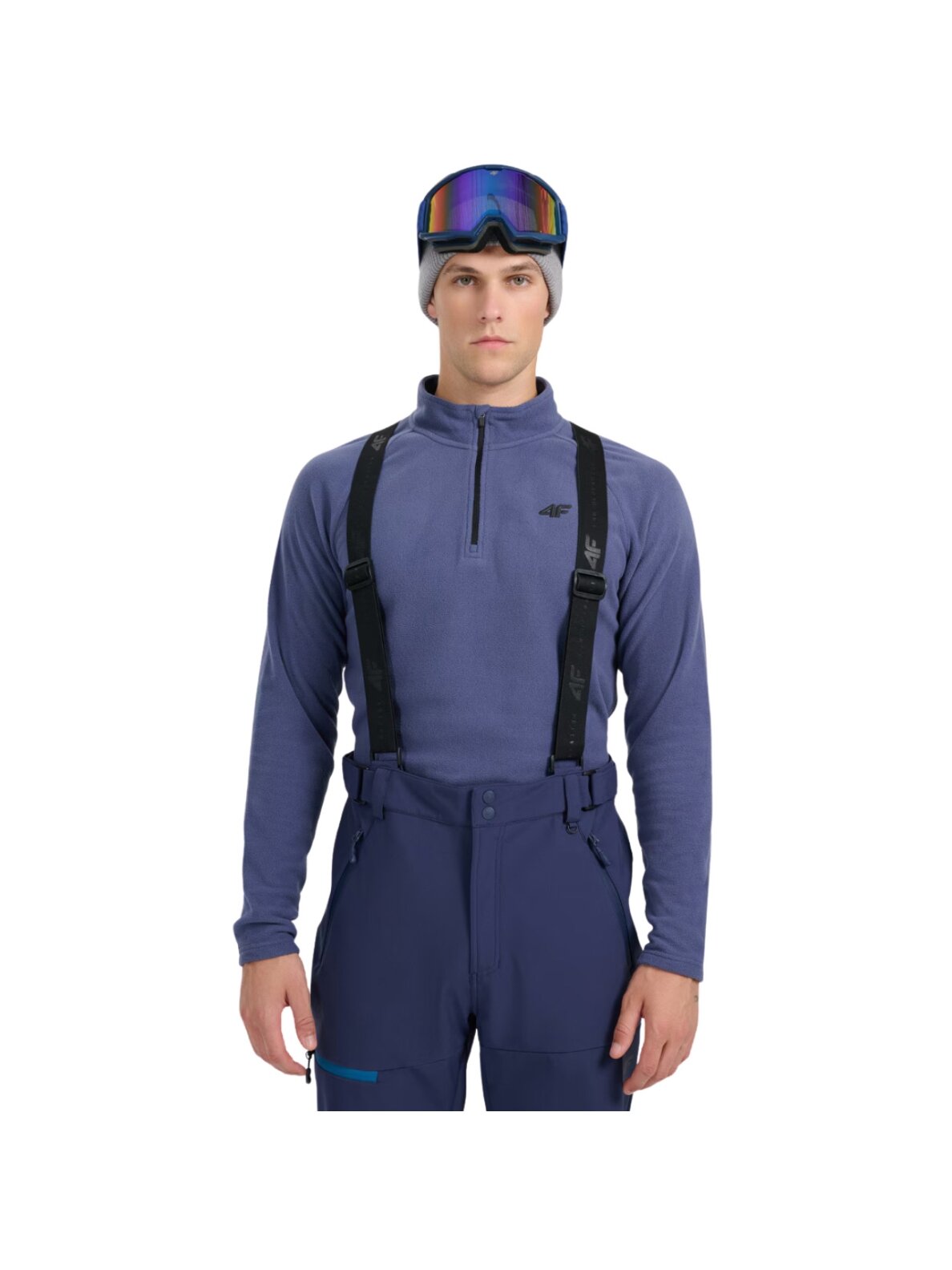 4F vyrams poliarinė džemperis M065 denim 4FWAW25UFLEM065 32S