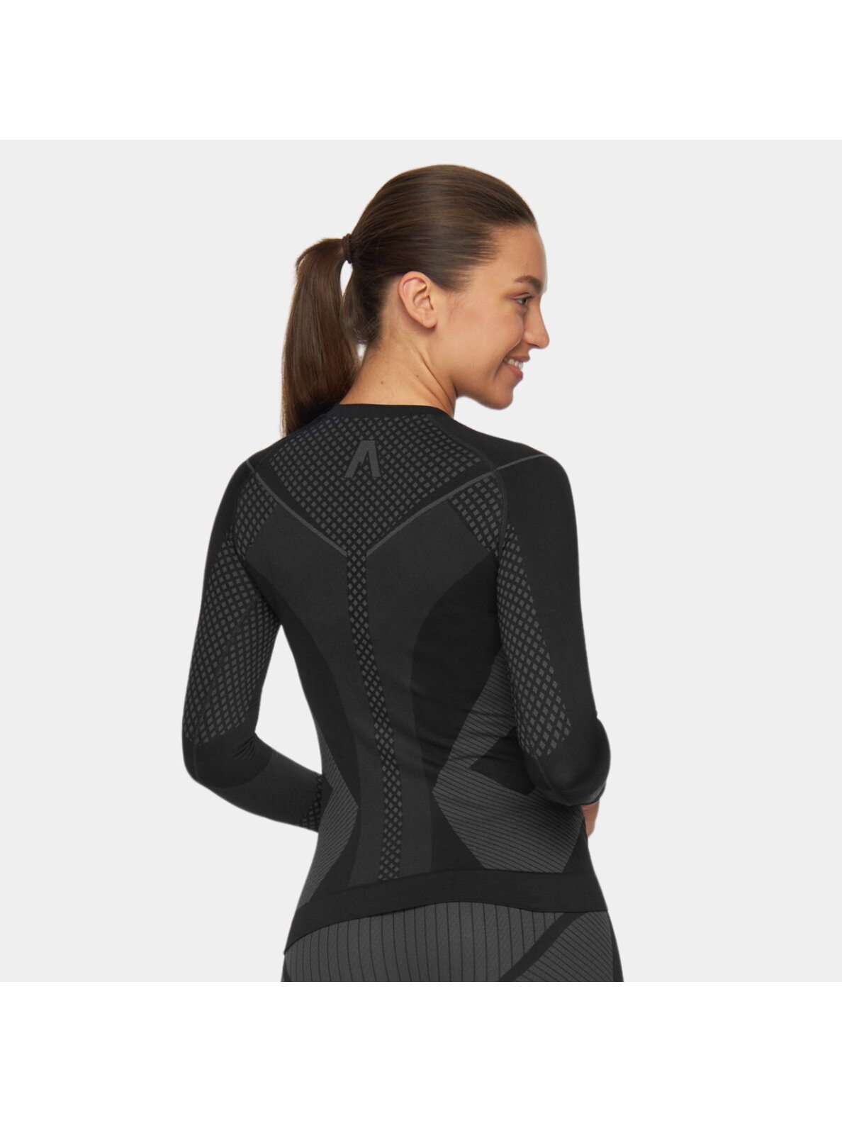 Alpinus Active Base Layer moteriškas termo džemperis, juodos ir pilkos spalvos GT43180 15