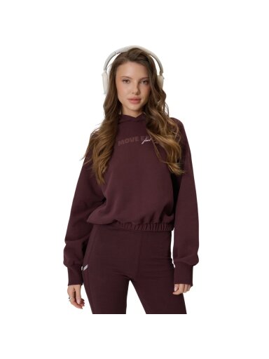 4F Moterų bluza F2175 tamsiai ruda