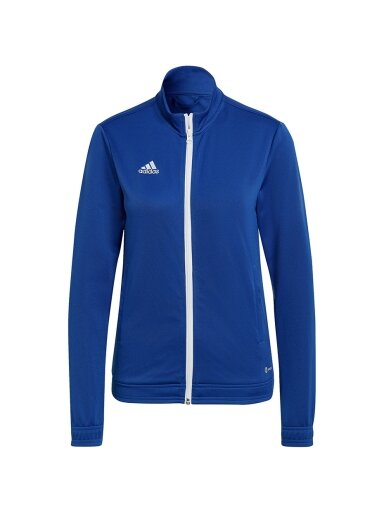 Adidas Entrada 22 Track Jacket moteriškas džemperis, mėlynas HG6293