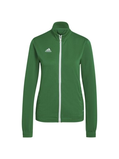 Adidas Entrada 22 Track Jacket moteriškas džemperis žalias HI2136