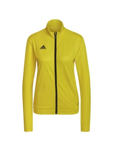 Adidas Entrada 22 Track Jacket moteriškas džemperis geltonas HI2137