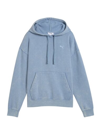 Puma moterims mėlyna džemperis ESS Elevated Relaxed Wash Hoodie 688103 34