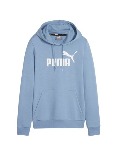 Puma ESS Logo Hoodie moteriškas džemperis mėlynas 586797 20