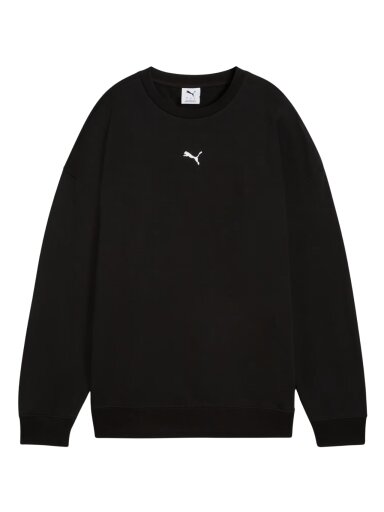 Puma moterų bluza ESS Oversized Crew TR juoda 685401 01