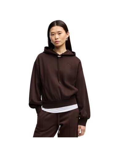 Puma moteriškas džemperis su gobtuvu Her Relaxed Hoodie, rudas 694027 33
