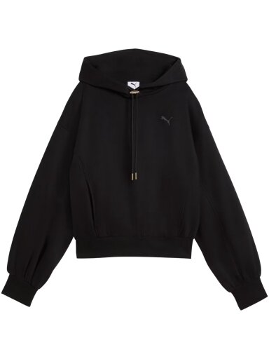 Puma moteriškas džemperis su gobtuvu Her Relaxed Hoodie, juodas 694027 01