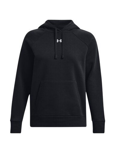 Under Armour Rival Fleece Hoodie moterims juoda 1379500 001
