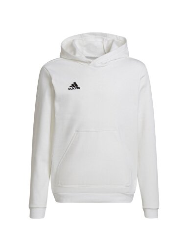 Adidas Entrada 22 Hoody vaikiškas džemperis, baltas HG6303