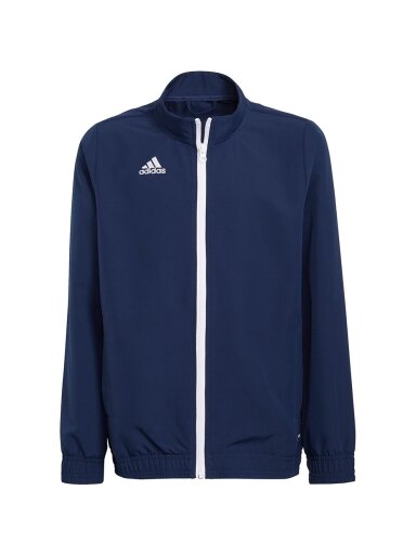 Adidas Entrada 22 Presentation Jacket vaikiškas džemperis, tamsiai mėlynas H57482