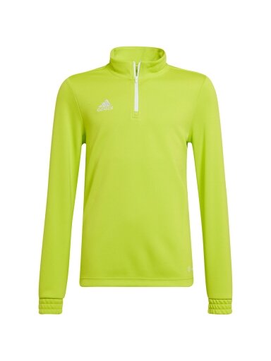Adidas Entrada 22 Training Top vaikiški džemperiai, lime HC5060