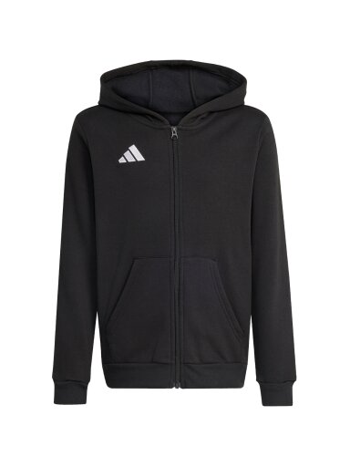 Adidas vaikams džemperis Entrada 26 Full Zip Hoodie juodas KH1782